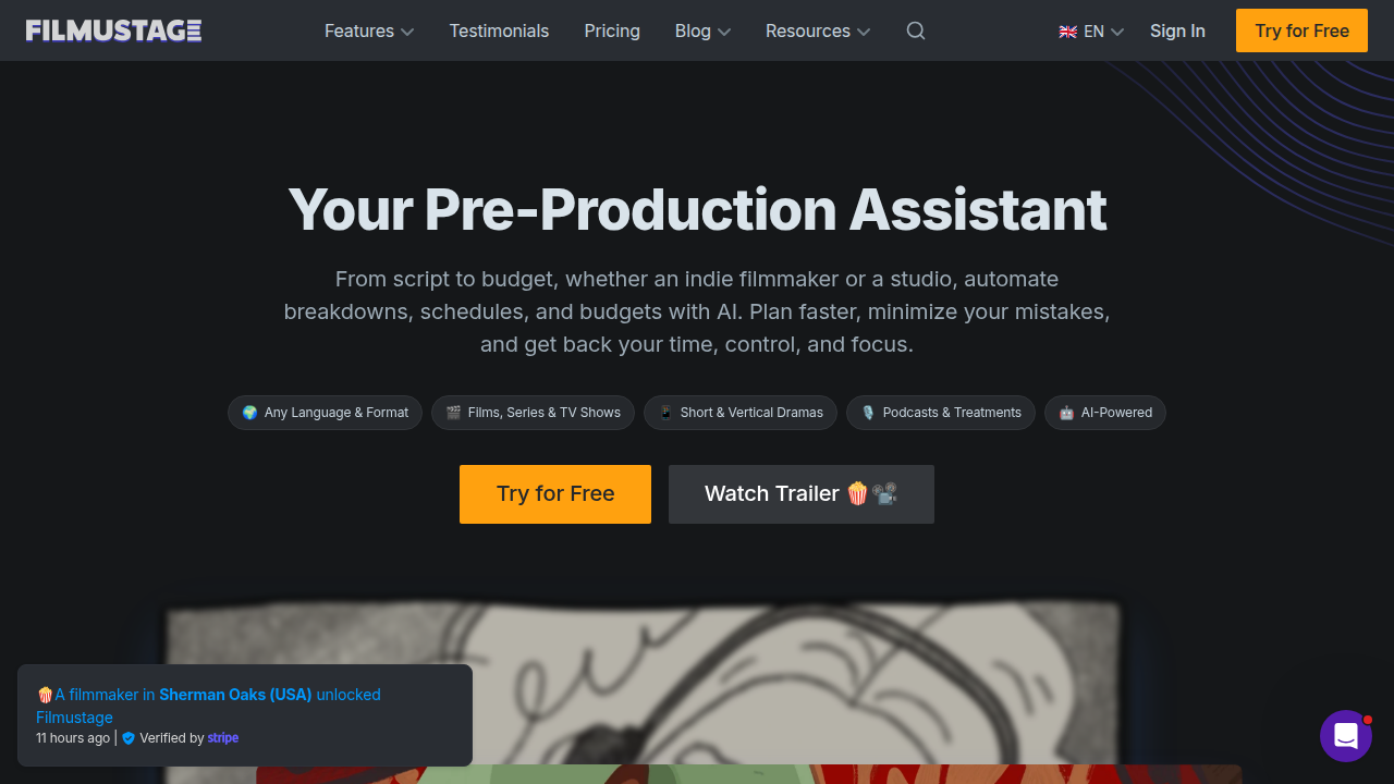 Explore articles and resources for filmmakers on the Filmustage blog.