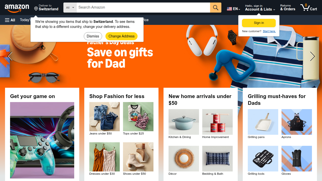 Amazon's platform offers a vast selection for purchasing or streaming films and related content.